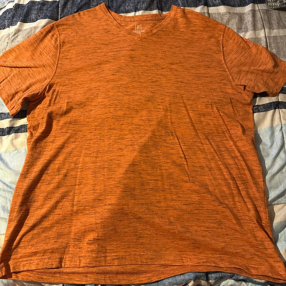 George Orange Short Sleeve Tee